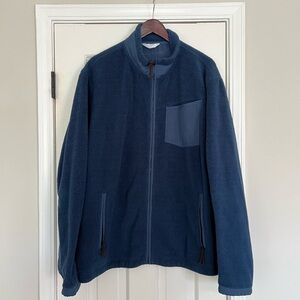 Oobe Men’s XL Full Zip Navy Fleece Jacket
